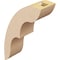 Ekena Millwork 3-inch W x 8-inch D x 12-inch H Ozark Rough Cedar Woodgrain TimberThane Knee Brace, Primed BRCUR03X08X12OZKRCPR - alternate 2
